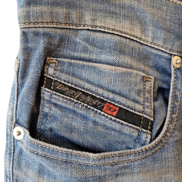 Diesel Industry Men's D-STRUKT-G tapered denim/coated denim premium jeans sz 33" - Picture 5 of 12